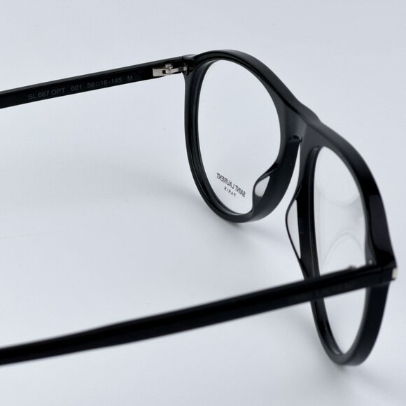 Saint Laurent Men BRAND NEW Eyeglasses Black Pilot SL667OPT 001 - Picture 10 of 12